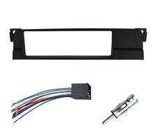 1Din автомобильный Радио фасции Жгут адаптер для BMW 3 серии E46 1998-2005 Dash Kit Facia пластина отделка установка рамка радио Панель GPS 2024 - купить недорого