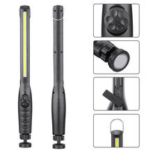 Mayitr-Luz LED de trabajo COB regulable, linterna magnética recargable por USB, lámpara de inspección, linterna militar, iluminación portátil 2024 - compra barato