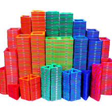 30 шт. Большие Размеры магнитные строительные блоки треугольные квадратные кирпичи магнитные дизайнерские строительные игрушки для детей Подарки для детей 2024 - купить недорого