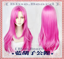 Anime BOSS Diavolo Diaboro Cosplay Wig JOJO's Bizarre Adventure Golden Wind Wig Long Straight Pink Synthetic Hair +Wig Cap 2024 - buy cheap