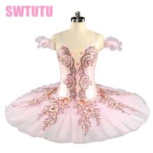 Professional Ballet Tutu Pink Women Nutcracker Fairy Doll Ballet Stage Costumes Sleeping Beauty Pancake Tutu BT9153 2024 - buy cheap