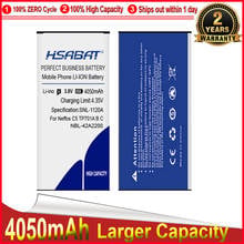 HSABAT 0 цикл 4050mAh NBL-42A2200 батарея для neffos C5 TP701A B C E высокое качество Мобильный телефон запасной аккумулятор