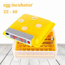 2016 New Model Automatic Egg Incubator 48 Poultry Eggs Incubation Equipement Brooder for Chicken Pigeon Duck CE Approved ZZ-48 2024 - buy cheap