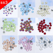 5A 1440p ss3 41-colors crystal glass Hotfix stone Flatback Hot Fix Rhinestones For Garment,Nail Art,jewelry,Dress making beads 2024 - buy cheap