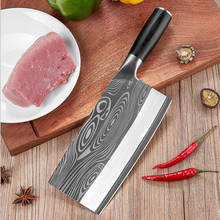 Chinese Chef Knife Stainless Steel Cleaver Kitchen Knife Razor Sharp Slicing Knife Meat Chopping Knife Wood Handle Butcher Knife 2024 - buy cheap