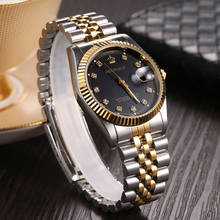 Часы Reginald роскошные классические мужские часы из нержавеющей стали мужские часы с бриллиантами кварцевые наручные часы relogio masculino 2024 - купить недорого