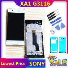 ERILLES SONY Xperia XA1 G3116 G3121 G3123 G3125 G3112 5.0 inch LCD Display Digitizer Assembly Touch screen Frame with Free Tools 2024 - buy cheap