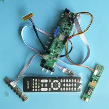Kit de controlador de painel embutido/embutido, placa de controle remoto usb x m dvb-t digital hdmi 1 ccfl lcd 30 pinos 2024 - compre barato