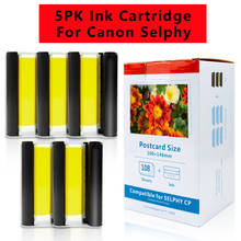 Labelwell-tinta de Color Compatible con Canon Selphy, Cartucho de KP-36IN compacto para impresora fotográfica, CP1200, CP1300, CP910, CP900, KP, 108IN, 5 uds. 2024 - compra barato
