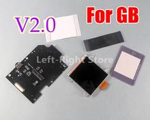 1set Replacement for GB DMG Backlight Highlight IPS LCD Full Screen Brightness 36 Vintage Background Colors with Glass Screen 2024 - buy cheap