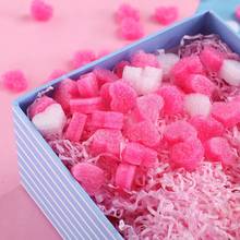 50pcs/bag Mini Heart Love Beads Foam Strip Gift Box Fluffy Filler Packing Wedding Flower Box Filler For DIY Party Supplies 2024 - buy cheap