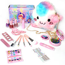 Children's Makeup Set Washable Safe Cosmetics Make Up Set Box Princess Beauty Pretend Play Toys For Girl Baby Kids 2024 - buy cheap