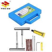 YOUEN Car Tire Repair Tool Tire Repair Kit Studding Tool Set Auto Bike Tubeless Tire Tyre Puncture Plug Garage Car Accessories 2024 - buy cheap