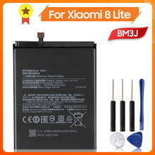 Batería de teléfono Mi BM3J para 8 Lite MI8 Lite, batería de repuesto de 3350mAh + herramienta 2024 - compra barato