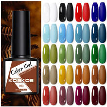 KOSKOE 8ml Gel Nail Polish Set Semi Permanent Matte Gel Polish Nails Art  Top Coat UV LED Lamp Color Gel Varnish 2024 - buy cheap