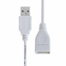 USB 2.0 UM Macho para UMA Fêmea Extensão Extender Cabo Branco Com Interruptor ON OFF 2024 - compre barato