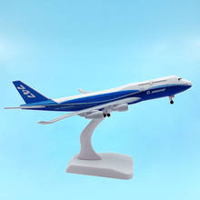 20CM 1:400 Scale Die-cast Metal Alloy Boeing 747 B747 Prototype Aviation Model Airlines Aircraft Plane Adult Kids Gift Airliner 2024 - buy cheap