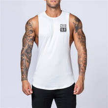 Camiseta sin mangas para hombre, ropa deportiva de marca para entrenamiento, culturismo, gimnasio, Fitness 2024 - compra barato