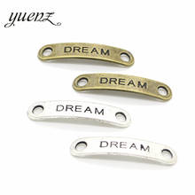 YuenZ 10pcs Metal Alphabet Letters Dream Charms for Jewelry Making Diy Hand Made Accessories 38*8mm S201 2024 - buy cheap