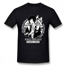 Camiseta de Bungou Stray Dogs para hombre, Camiseta con estampado de Osamu Dazai, camiseta de manga corta 100% de algodón para playa 2024 - compra barato