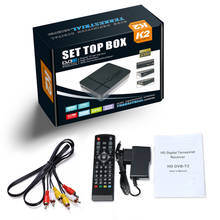 DVB T2 alta señal Digital terrestre receptor soporte H.264 1080P MPEG-2/4 PVR Digital Smart TV Box receptor enchufe de la UE 2024 - compra barato