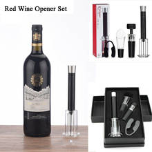 Wine Bottle Opener Stainless Steel Needle Air Pressure Pump Corkscrew Wine Opener Cork Out Remover Kichen Tool Corkscrew Set 2024 - buy cheap