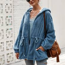 Autumn and winter large size women's plush hoodie 3XL 4XL 5XL 6XL 7XL fashion zipper plush jacket bust 128CM 2024 - buy cheap