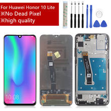 ЖК-дисплей для Huawei Honor 10 Lite, сенсорный экран с дигитайзером в сборе, с рамкой, для Huawei Honor 10 Lite, дисплей с рамкой, с набором инструментов, для Huawei Honor 10 Lite 2024 - купить недорого