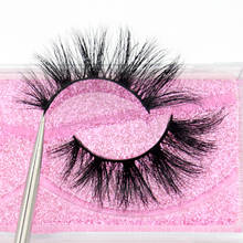 Visofree Luxury 5D Mink Hair False Eyelashes Wispy Cross Fluffy Mink Lashes Extension Tools Makeup Handmade Mink Eyelashes K11 2024 - buy cheap