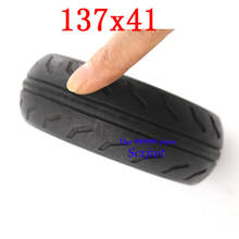 Super Hot Sale Good Quality 137x41 Rubber Solid Tire with Grooves for Hoverboard Self Balancing Electric Scooter 2024 - buy cheap