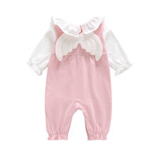 Princess Style Newborn Baby Girls Clothes Girls Clothing Set Jumpsuit Cute Infant Girls Rompers with Wing 0-2Y pink 2024 - buy cheap