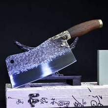 Longquan-cortador de hueso de doble uso hecho a mano, cortador de cocina, mango de palisandro, ghost 2024 - compra barato