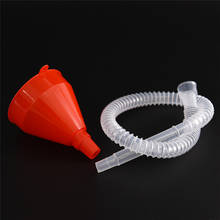 New Plastic Vehicle Filling Plastic Funnel Soft Pipe Pour Oil Petrol Diesel Kerosene Tool 2024 - buy cheap