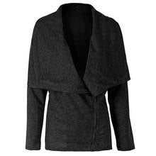 Women's Autumn Jacket Loose Casual Lady Cardigan Fashion Zipper Long Sleeves Short Outwear Large Size Ladies Coat 2024 - buy cheap