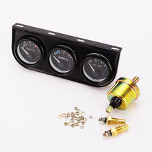 3in1 52mm Triple Gauge Kit Oil Temp Water Temperature Oil Pressure Car Meter 2024 - buy cheap