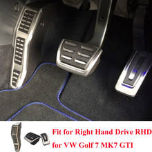 Base de pedal para acelerador de mão direita rhd, para vw golf 7 mk7 vii gti r seat mk3, apoio para os pés, capas para a3 2024 - compre barato