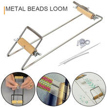 Beads Loom DIY Metal Bead Loom Craft Belt Jewelry Bracelets Keychain Weaving Making Machine 31.5*6.5*7.5cm 2024 - buy cheap