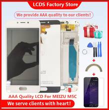 5.0" AAA Quality LCD For MEIZU M5C Lcd With Frame Display Screen Touch Screen For MEIZU M5C LCD Display Screen 2024 - buy cheap