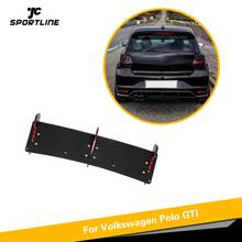 For Polo GTI Rear Lip Spoiler Trim Fins Shark Cover For Volkswagen VW Polo GTI 2015 2016 2017 2018 Bumper Protector 2024 - buy cheap