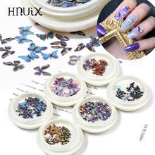 HNUIX-mariposa para manicura, joyería superpequeña para decoración de uñas, mariposa tridimensional, accesorios japoneses DIY, arte de uñas 2024 - compra barato