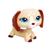 LPS CAT Littlest pet shop поплавок головы игрушки Редкие животные такса 1491 Милая Белая собака с голубыми глазами оригинальные игрушки для детей 2024 - купить недорого