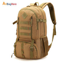 Mochila militar de camuflaje para hombre, bolsa táctica del ejército Molle, impermeable, para viajes, senderismo y acampada 2024 - compra barato