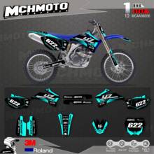 MCHMFG Customized Team Graphics Backgrounds Decals 3M Custom Stickers For YAMAHA  06-09 YZF250-450  07-14WR250F 07-11WR450F 2024 - buy cheap