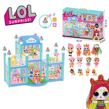 Куклы-сюрпризы LOL, оригинальный Пазл «сделай сам», игра для дома, вилла с 2 случайными игрушками сюрприз L.O.L для девочек, подарки на день рождения 2 2024 - купить недорого