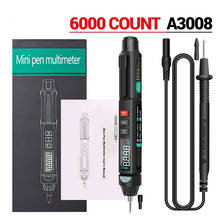 A3008 Professional LCD Display Digital Multimeter Smart 6000 Counts Voltage Resistance Diode Handheld Tester Pen 2024 - buy cheap