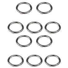 10pcs/set 30mm Ring Buckle Locking Carabiner Zinc Alloy Round Carabiner Spring Snap Clips Hook Keyring Buckle 2024 - buy cheap