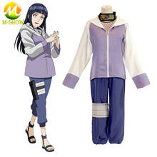 Disfraz de Anime Shippuden Hyuga Hinata Ninja, uniforme de Cosplay, para Halloween, para mujeres adultas 2024 - compra barato