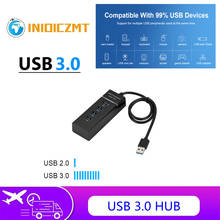 Inioiczmt1 PC-HUB USB 3,0 de alta velocidad, divisor Multi USB de 4 puertos, expansor múltiple USB, Accesorios de ordenador para portátil y PC 2024 - compra barato
