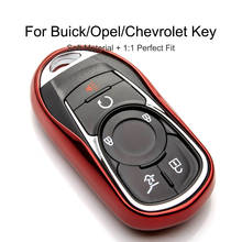 NEW Key Case For Buick Encore Envision Lacrosse Regal 2018 Verano For Opel Astra Keychain Cover 6 Color TPU Key fob Shell Holder 2024 - buy cheap