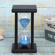 5/15/30min Wooden Sand Clock Sandglass Kitchen School Hourglass Timer Home Decor Kids Educational Toy For Office Home Decoration 2024 - buy cheap